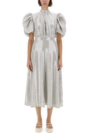 ROTATE Midi dress with sequins