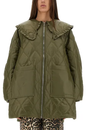Ganni Quilted midi jacket