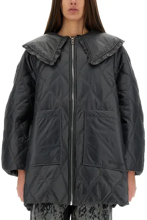 Ganni Quilted midi jacket