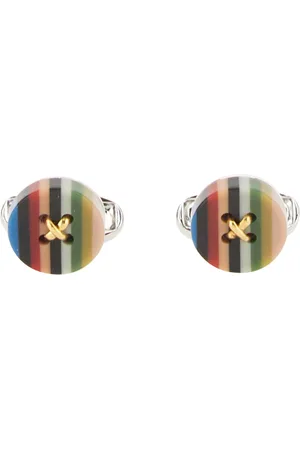 Paul Smith "button stripe" cufflinks