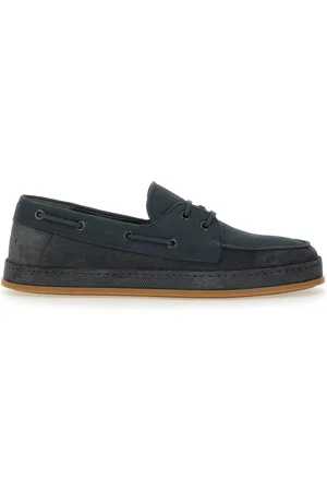 Hogan Leather boat moccasin