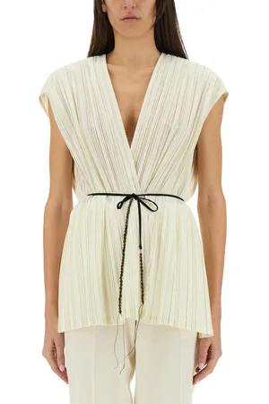 ALYSI Pleated kimono top