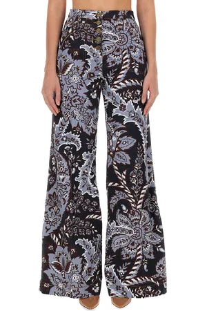 Etro Paisley print flare jeans