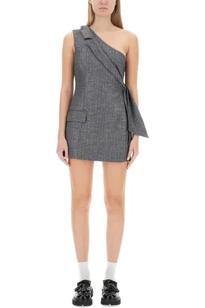 Msgm One-shoulder dress