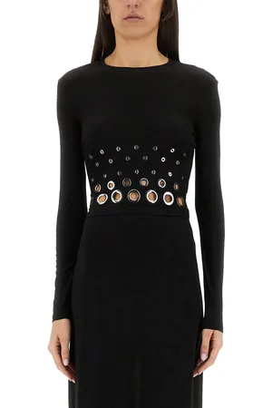 Paco rabanne Crop top with eyelets