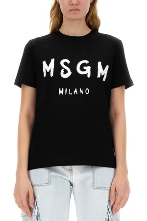 Msgm T-shirt with brushed logo