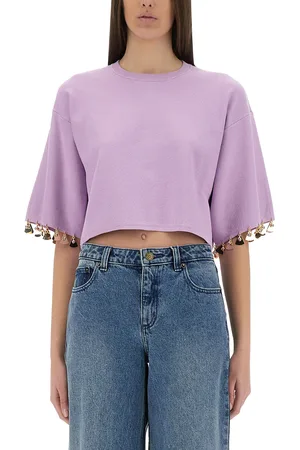 Paco rabanne Knit crop t-shirt