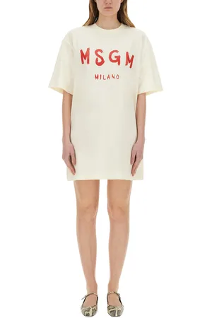 Msgm Short dress with logo