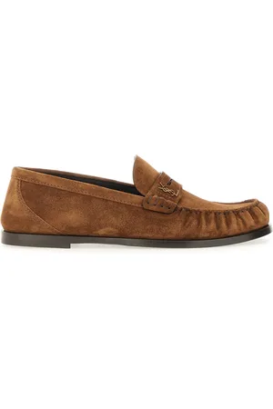 Saint Laurent Suede "laurent" loafer
