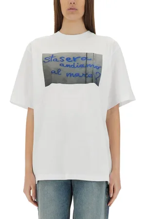 Msgm "tonight we go to the beach" t-shirt