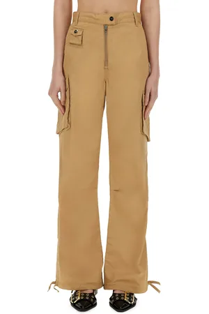 Ganni Cotton twill cargo pants