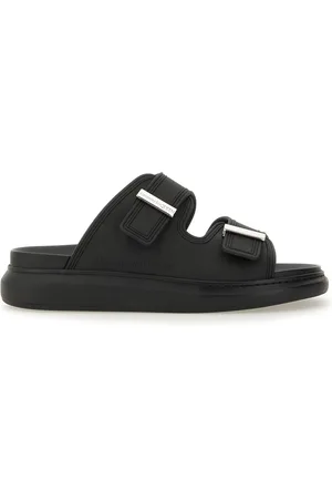 Alexander McQueen Hybrid double buckle sandal