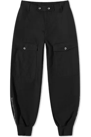 Men's Luxury Pants - Alexander McQueen Black Cargo Pants