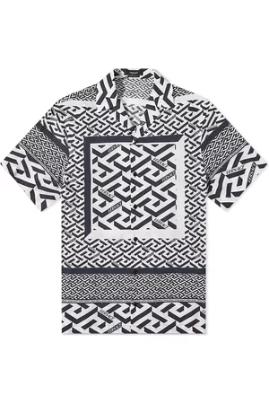 VERSACE Men's Geometric Print Vacation Shirt in , Size | END. Clothing