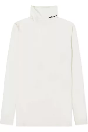 Jil Sander Men High Necks - Women's Plus Long Sleeve High Neck Logo Top in , Size | END. Clothing