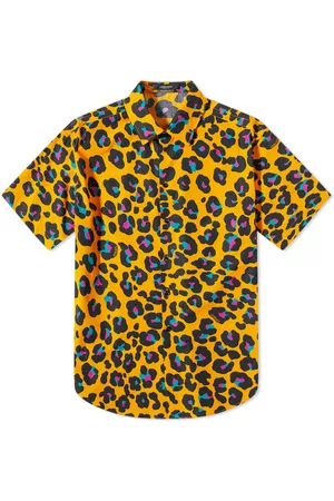 VERSACE Men's Short Sleeve Animal Print Shirt in , Size | END. Clothing