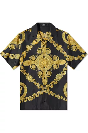 VERSACE Men Short sleeved Shirts - Men's All Over Baroque Vacation Shirt in , Size | END. Clothing