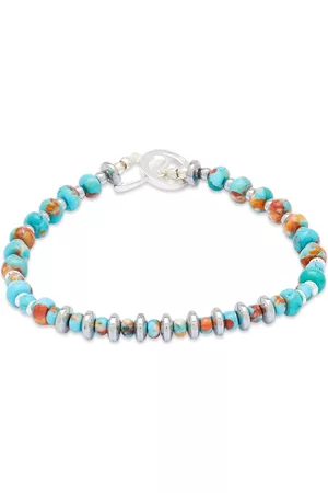 Mikia Men Bracelets - Men's Marble Beaded Bracelet in , Size | END. Clothing