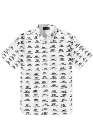 Balenciaga Men Short sleeved Shirts - Men's BB Oversize Short Sleeve Shirt in , Size | END. Clothing