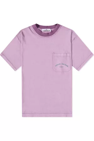 Stone Island Men T-Shirts - Men's Marina Chalk Plating T-Shirt in , Size | END. Clothing