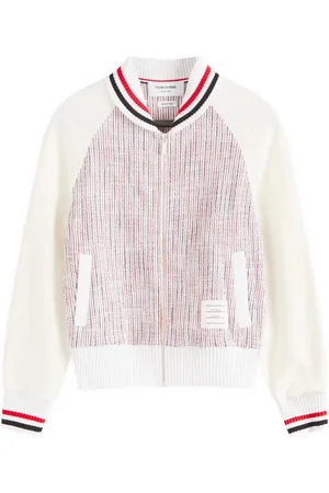 Thom Browne Tweed RWB Bomber Jacket in , Size IT 38 / UK 6