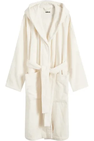 Tekla Terry Hooded Bathrobe in , Size Large