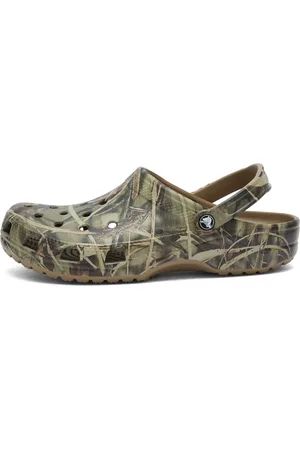 Crocs Classic Printed Camo Clog in , Size UK 3