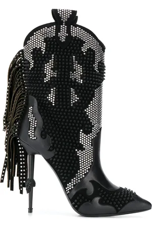 Philipp Plein Embellished cowboy boots