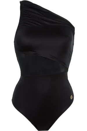Brigitte One shoulder draped swimsuit