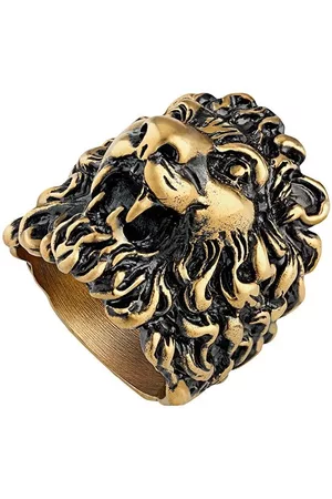 Gucci Ring with lion head - Gold