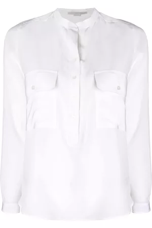Stella McCartney Collarless shirt - White