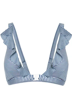 Duskii Spritz ruffled bikini top
