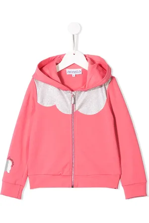 Simonetta Glitter panel hoodie
