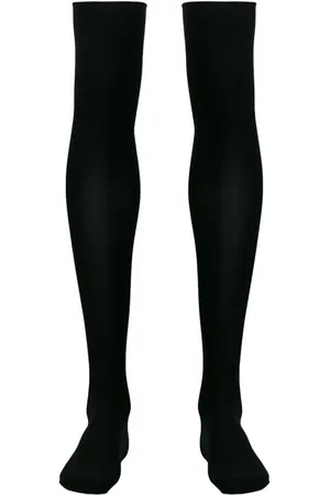 MAISON CLOSE Cut and curled stockings