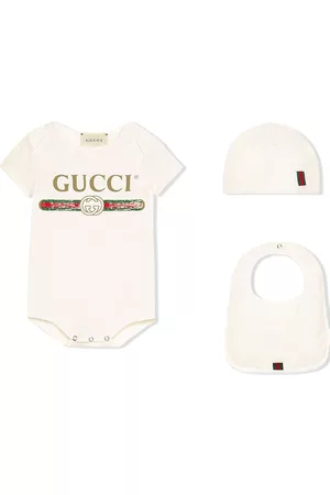 Gucci Bodysuits & All-In-Ones - Logo printed babygrow set - White