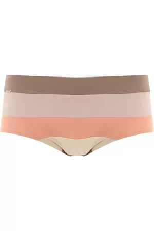AMIR SLAMA Striped swim trunks - Multicolour