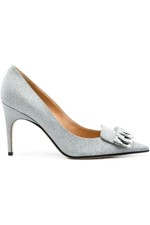 Sergio Rossi Logo plaque pumps