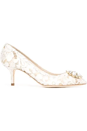 Dolce & Gabbana Taormina-lace crystal-embellished pumps