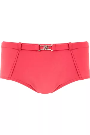 AMIR SLAMA Belt detail swim trunks - Pink