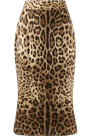Dolce & Gabbana Leopard-print pencil skirt