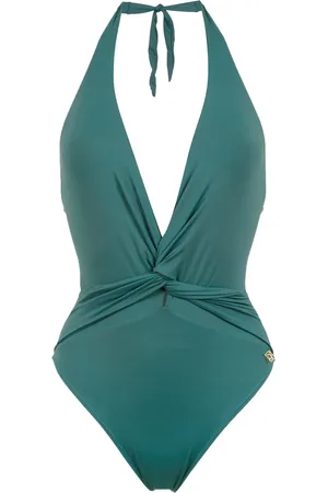 Brigitte Aline halter neck swimsuit
