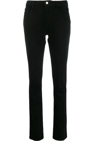 Frame Sylvie Slender high-rise straight jeans