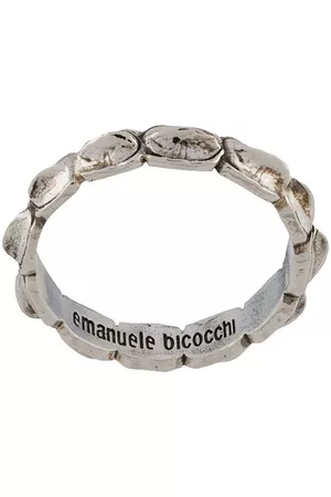 EMANUELE BICOCCHI Croc ring - Metallic