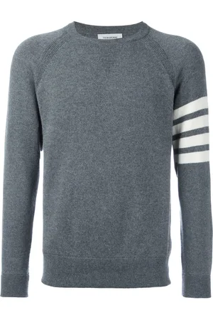 Thom Browne 4-Bar crew neck cashmere jumper