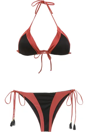 Brigitte Triangle top bikini set