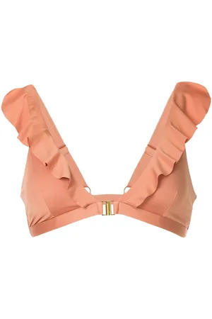 Duskii Spritz ruffled bikini top