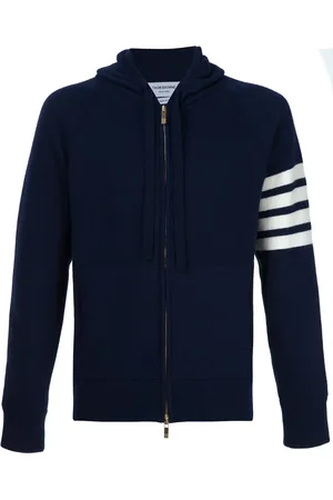 Thom Browne Knitted zip hoodie