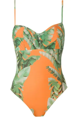 AMIR SLAMA Floral print swimsuit