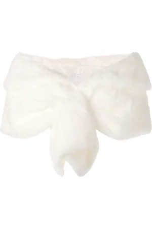 Unreal Fur Champagne faux-fur shawl