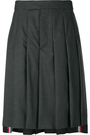 Thom Browne Classic-Rise Pleated Skirt